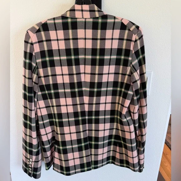 Veronica Beard pink, green & black Dickey Jacket Size 8 - Picture 3 of 7